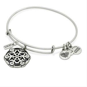 Alex & Ani | 2015 Snowflake Silver Braclet